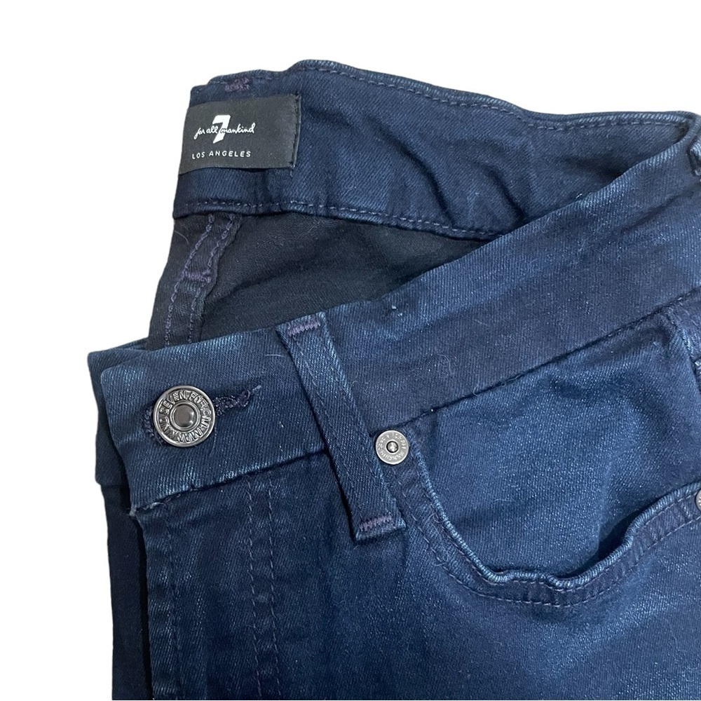 7 for all Mankind Kimmie Straight Dark Wash Jeans - Picture 3 of 9